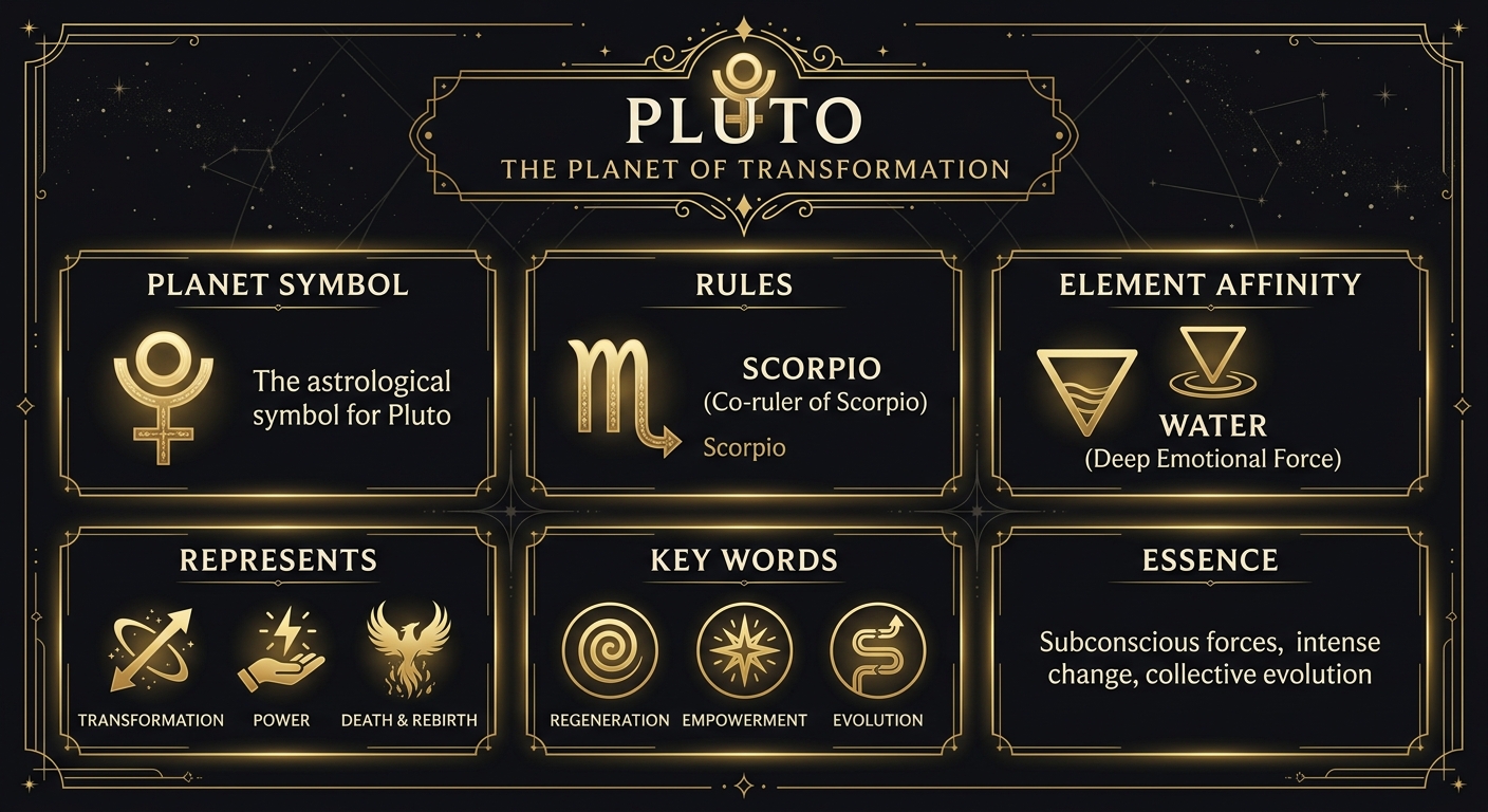 Pluto in Libra — planet attributes
