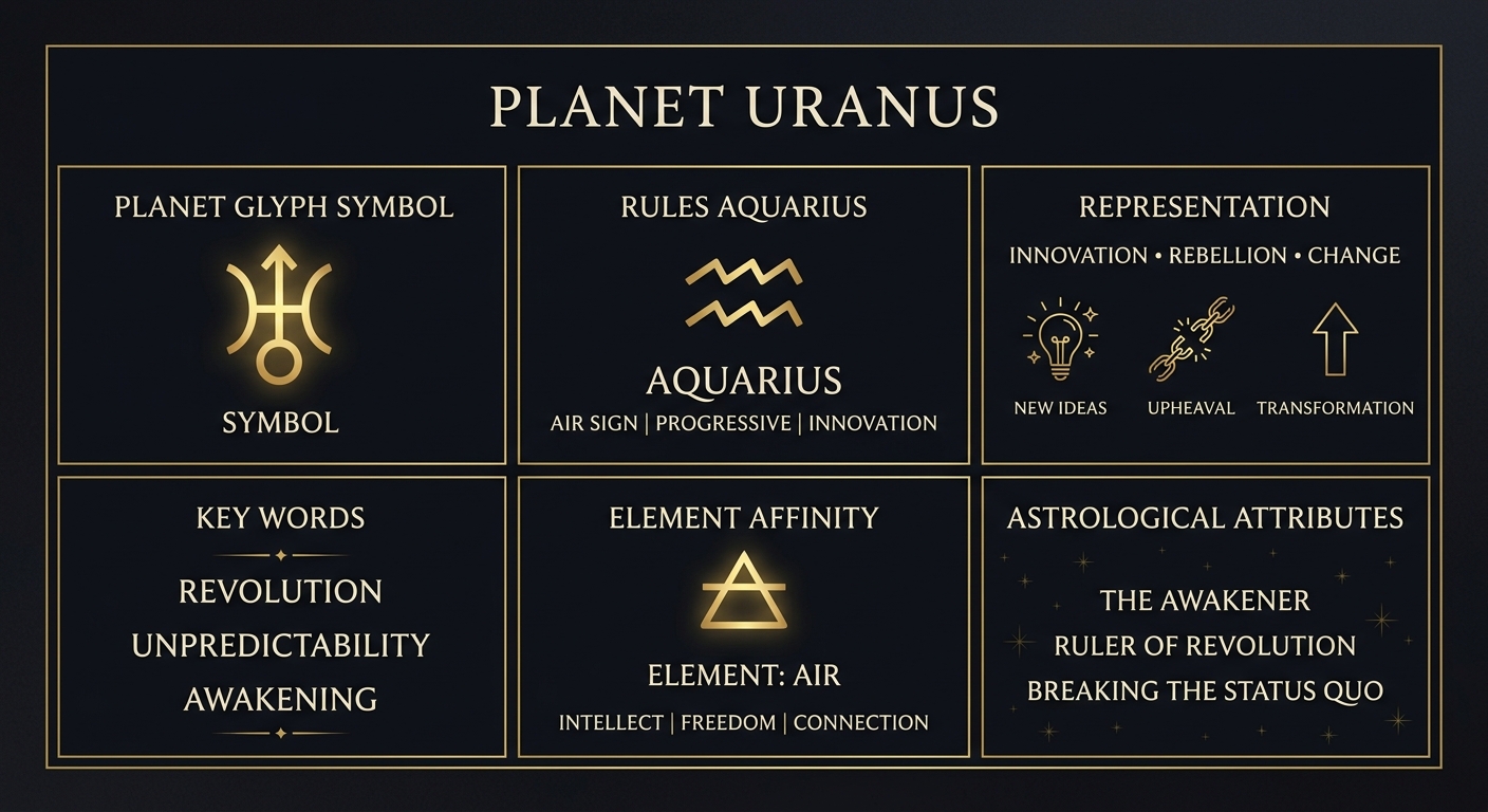Uranus in Aquarius — planet attributes